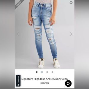 Signature High Rise Ankle Skinny Jean
KANCAN size 27